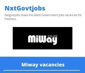 Miway vacancies 2022 Apply Now @miway.co.za