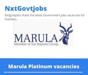 Marula Platinum vacancies 2022 Apply Now @implats.co.za