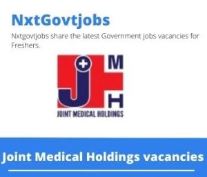 Joint Medical Holdings vacancies 2022 Apply Now @jmh.co.za
