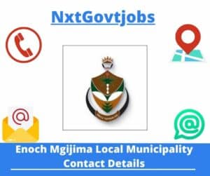Enoch Mgijima Local Municipality Contact Details Like Contact Number, Address, Email Addresses