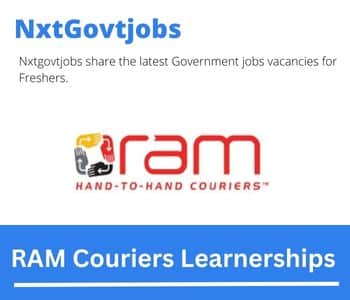 RAM Couriers Learnerships 2023 Avaliable Learnerships