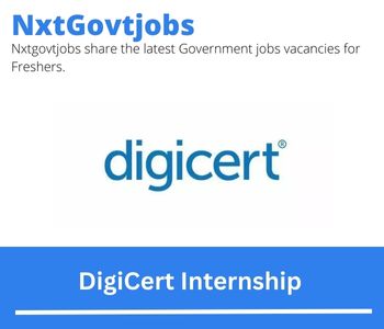 DigiCert Internship 2023 Active Internship Program