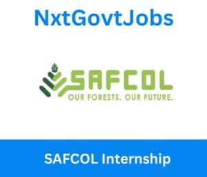 SAFCOL Internship 2023 Avaliable Internships
