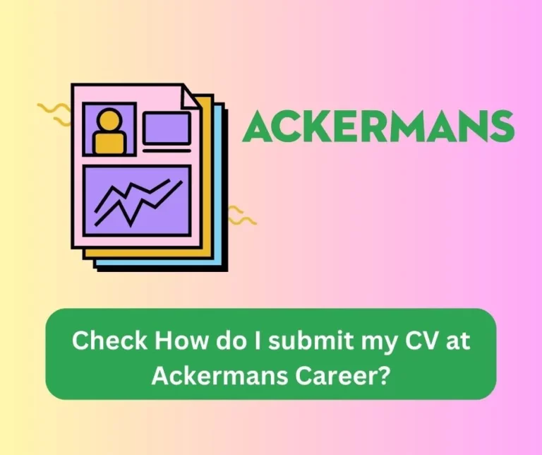 Check How do I submit my CV at Ackermans Career?