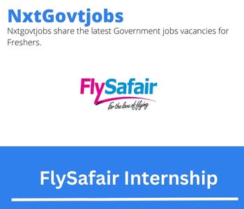 FlySafair Internship 2023 Active Internship Program