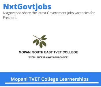 Mopani TVET College Learnerships 2023 Avaliable Learnerships