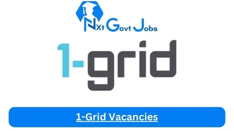 12x New 1-Grid Vacancies 2024 @www.1-grid.com Career Portal
