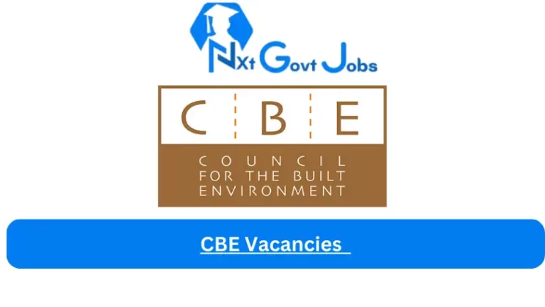 1x New CBE Vacancies 2024@www.cbe.org.za Careers Portal