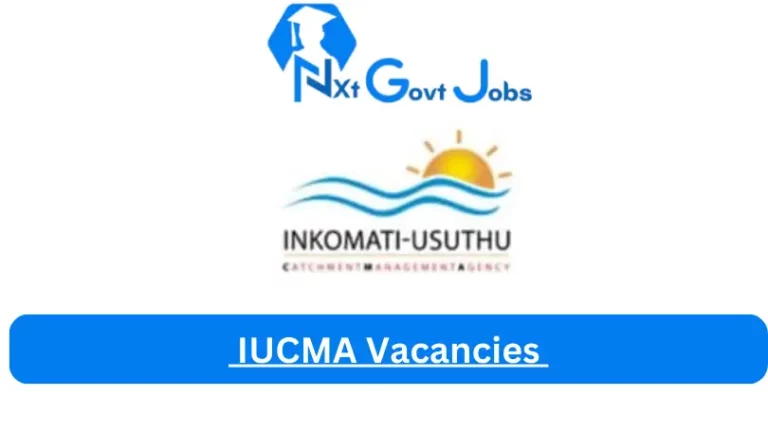 1x New IUCMA Vacancies 2024 @www.iucma.co.za Careers Portal