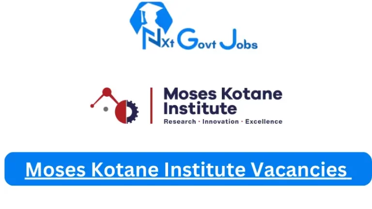 New Moses Kotane Institute Vacancies 2024 @www.moseskotaneinstitute.com Careers Portal