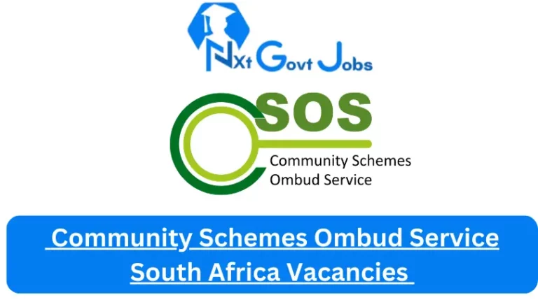 12x New Community Schemes Ombud Service South Africa Vacancies 2024 @www.csos.org.za Careers Portal
