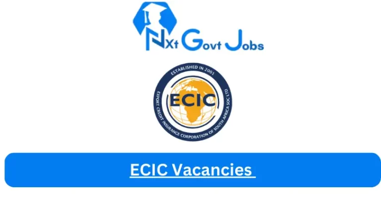 2X New ECIC Vacancies 2024 @www.ecic.co.za Careers Portal