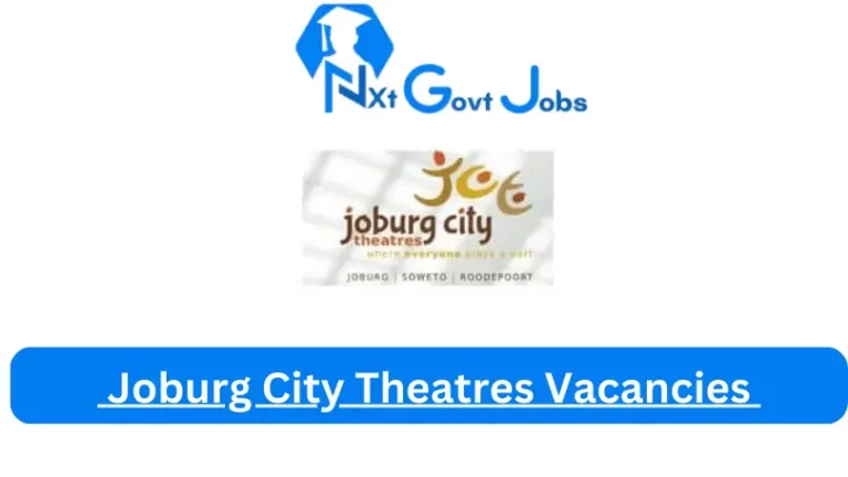 1x New Joburg City Theatres Vacancies 2024 @www.joburgcitytheatres.com Careers Portal