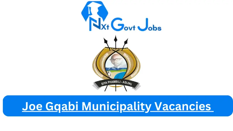 1X New Joe Gqabi Municipality Vacancies 2024 @www.jgdm.gov.za Careers Portal