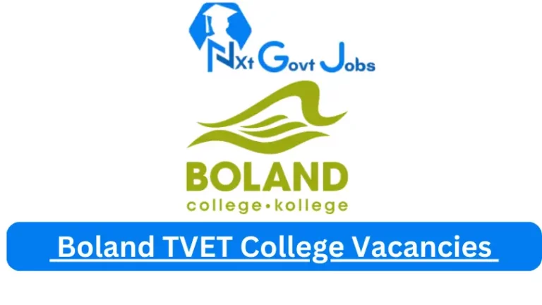 New Boland TVET College Vacancies 2024 | Apply Now @bolandcollege.com for Supervisor, Cleaner, Assistant Jobs