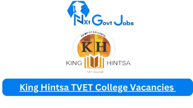 King Hintsa TVET College Vacancies 2024 @www.kinghintsacollege.edu.za Careers