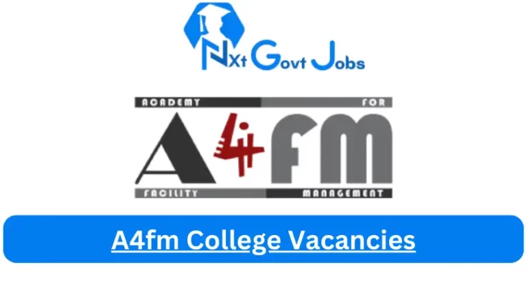A4fm College Vacancies 2024 @www.a4fm.ac.za Careers