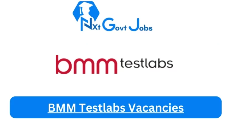 1x New BMM Testlabs Vacancies 2024 @bmm.com Career Portal