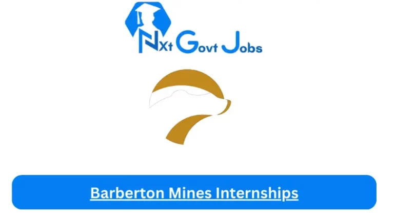 Barberton Mines Internship 2023 Active Internship Program