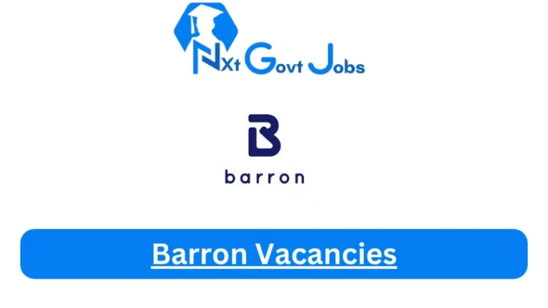 New Barron Vacancies 2024 @barron.com Career Portal