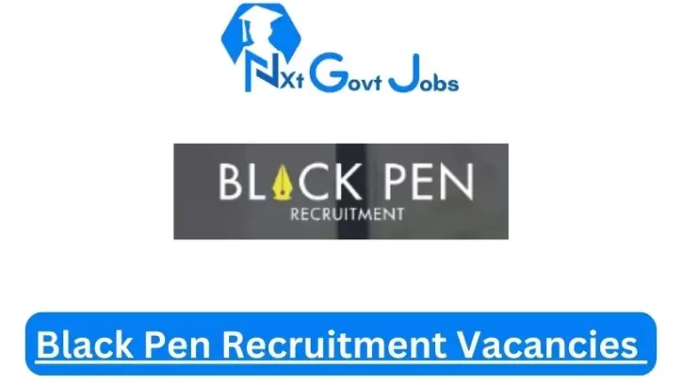New Black Pen Recruitment Vacancies 2024 @blackpenrecruitment.com Career Portal