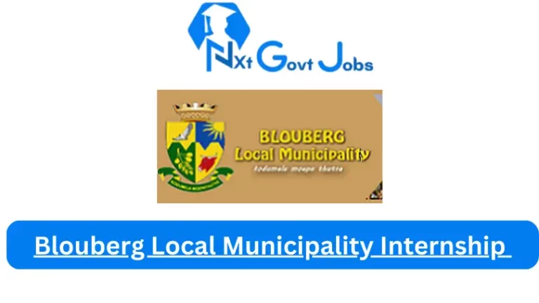 Blouberg Local Municipality Internship 2023 Active Internship Program