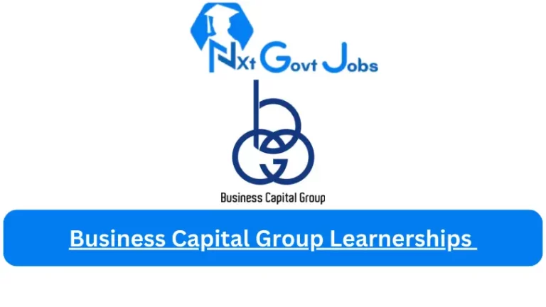 Business Capital Group Learnerships 2023 Avaliable Learnerships