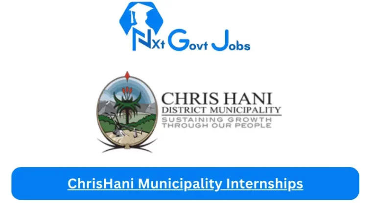 ChrisHani Municipality Internship 2023 Active Internship Program
