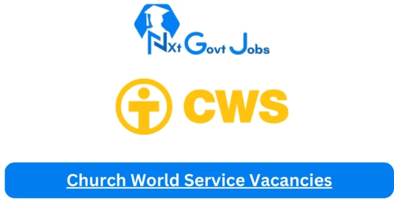 New Church World Service Vacancies 2024 @cwsglobal.org Career Portal