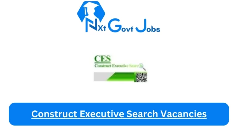 New Construct Executive Search Vacancies 2024 @constructexec.co.za Career Portal