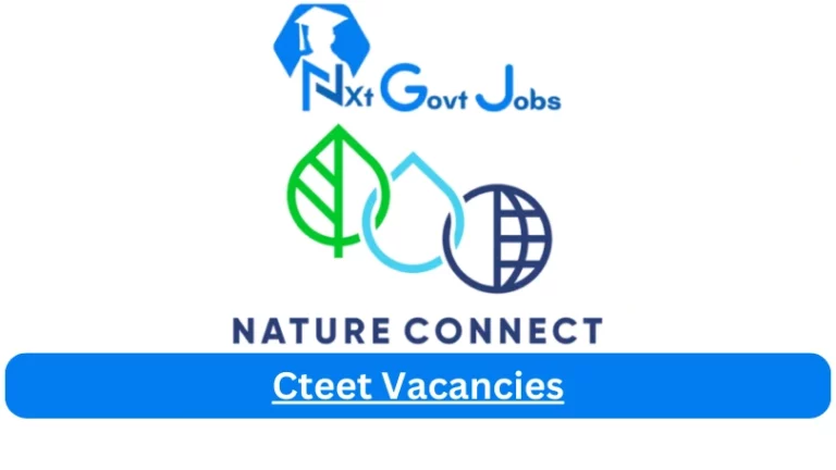New Cteet Vacancies 2024 @natureconnect.earth Career Portal