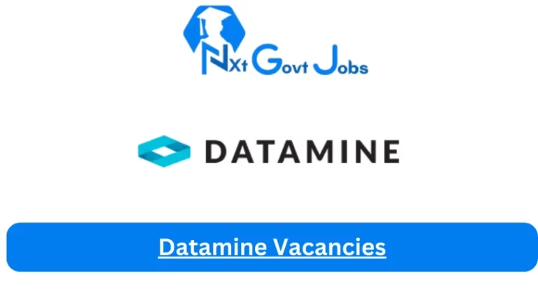 New Datamine Vacancies 2024 @www.dataminesoftware.com Career Portal