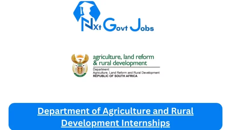 Department of Agriculture and Rural Development Internship 2023 Active Internship Program