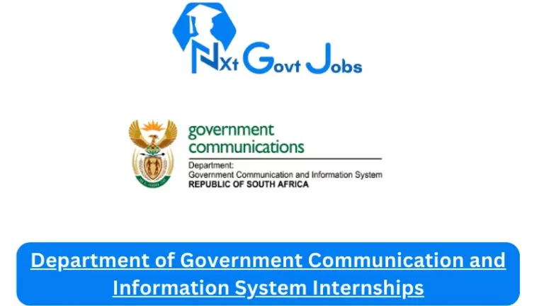 Department of Government Communication and Information System Internship 2023 Active Internship Program