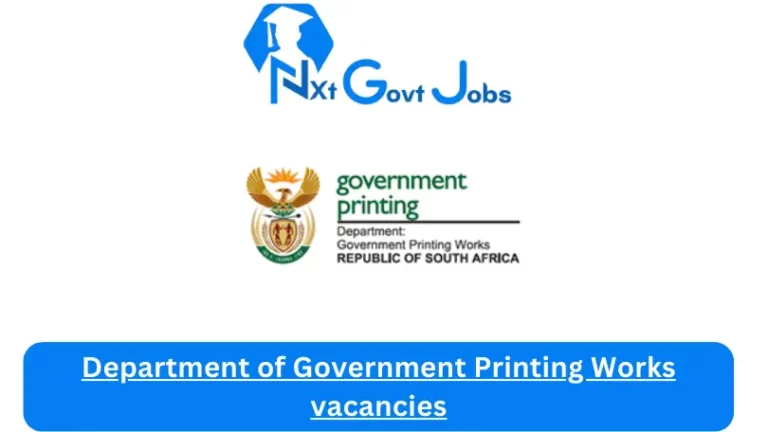 New Department of Government Printing Works vacancies 2024 Apply @www.gpwonline.co.za Career Portal
