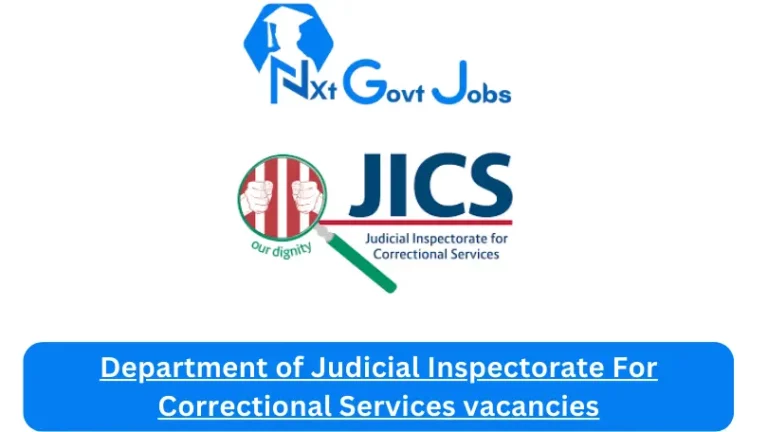 New Department of Judicial Inspectorate For Correctional Services vacancies 2024 Apply @judicialinsp.dcs.gov.za Career Portal