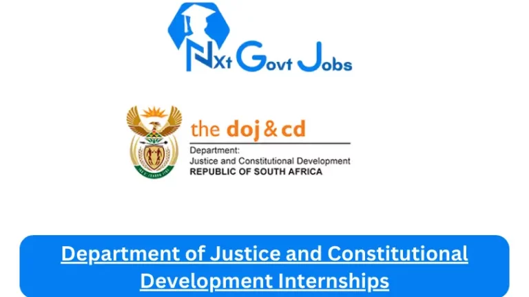 Department of Justice and Constitutional Development Internship 2023 Active Internship Program