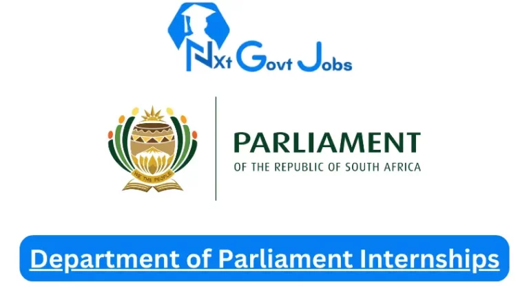 Department of Parliament Internship 2023 Active Internship Program
