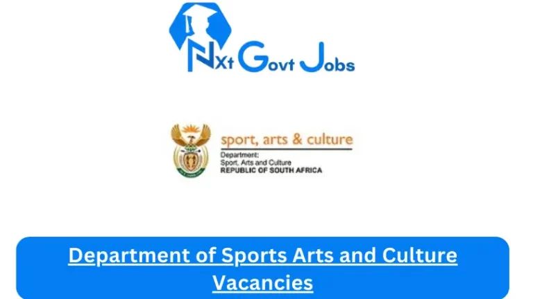 New Department of Sports Arts and Culture Vacancies Vacancies 2024 | Apply Now @www.dsac.gov.za for Cleaner, Supervisor Jobs