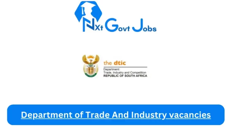 New Department of Trade And Industry vacancies 2024 Apply@thedti.hua.hrsmart.com Career Portal