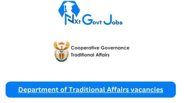 New Department of Traditional Affairs vacancies 2024 Apply@cogta.gov.za Career Portal