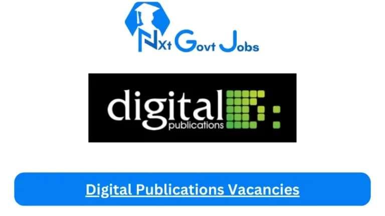 New Digital Publications Vacancies 2024 @digitalpublications.co.za Career Portal
