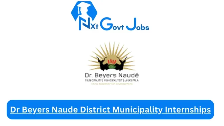 Dr Beyers Naude District Municipality Internship 2023 Active Internship Program