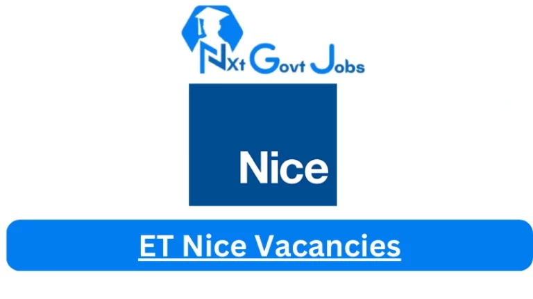 New ET Nice Vacancies 2024 @www.niceforyou.com Career Portal