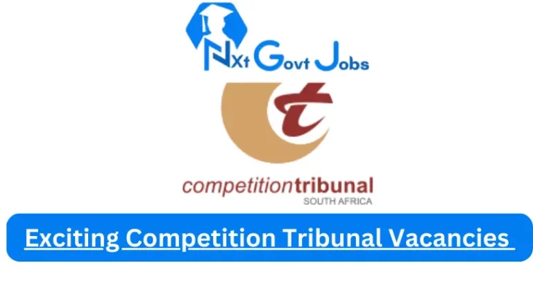 1x New Competition Tribunal Vacancies 2024 @www.comptrib.co.za Careers Portal