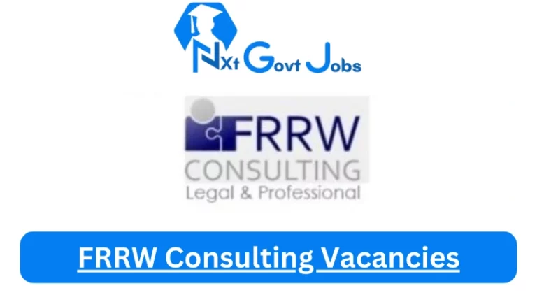 New FRRW Consulting Vacancies 2024 @www.frrwconsulting.com Career Portal
