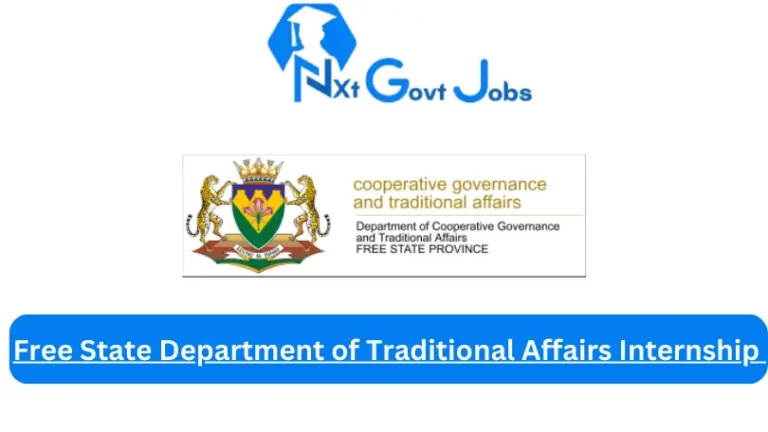 Free State Department of Traditional Affairs Internship 2023 Active Internship Program