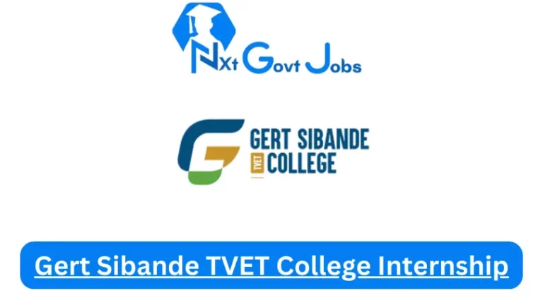 Gert Sibande TVET College Internship 2023 Active Internship Program