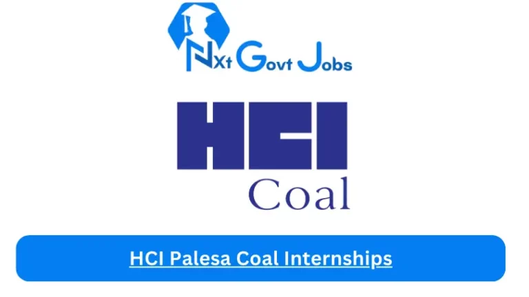 HCI Palesa Coal Internships Programme 2023 Active Internship Program