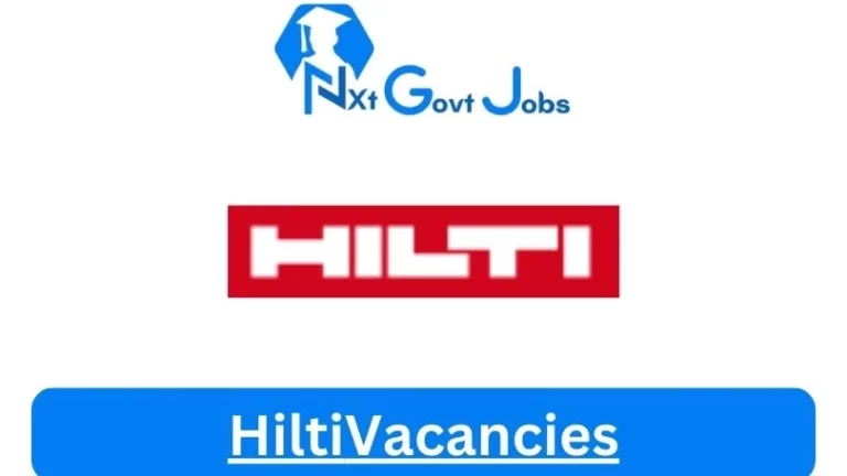 9X New Hilti Vacancies 2024 @www.hilti.co.za Career Portal